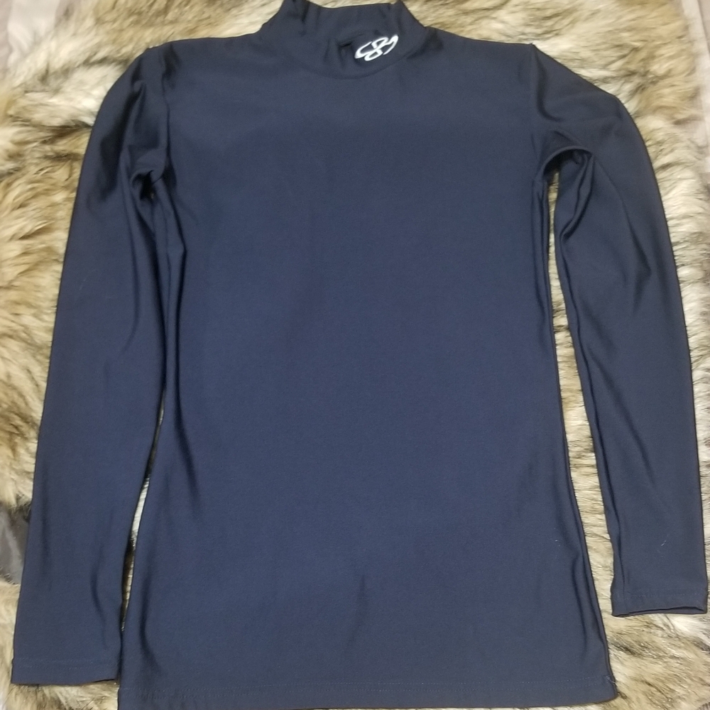 Boombah Cool Compression Navy Long Sleeve Shirt